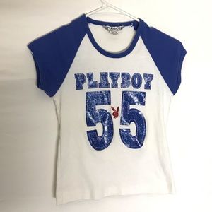 VTG PLAYBOY BASEBALL T-SHIRT